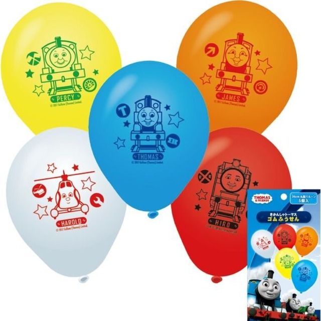 きかんしゃトーマス  ゴム風船5個入り