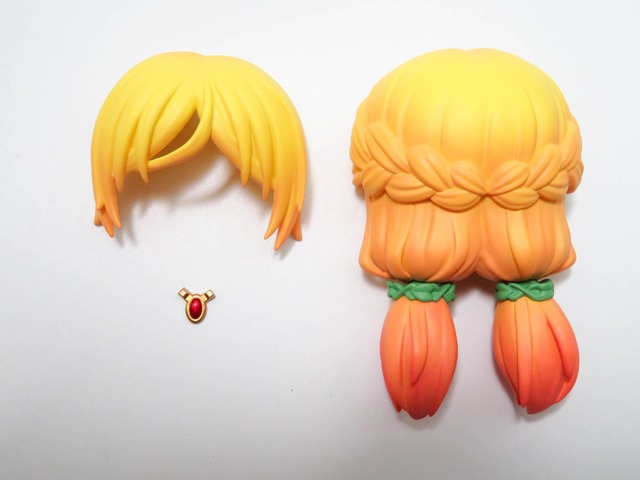 再入荷【2130】 エルフ 髪パーツ おさげ　ねんどろいど