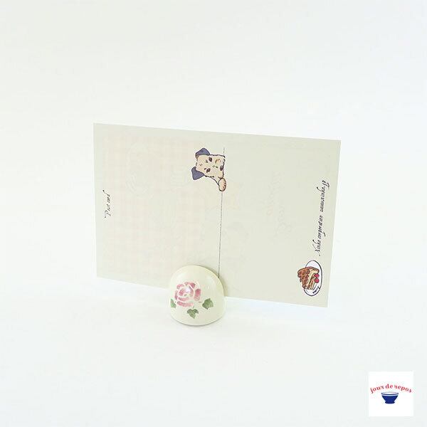 マニー】メモスタンド ローズ | jourderepos