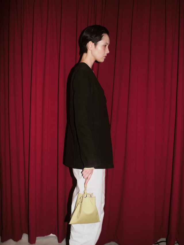 MARROW/MA-AC6107 FABRIC PILLOW VERMILION