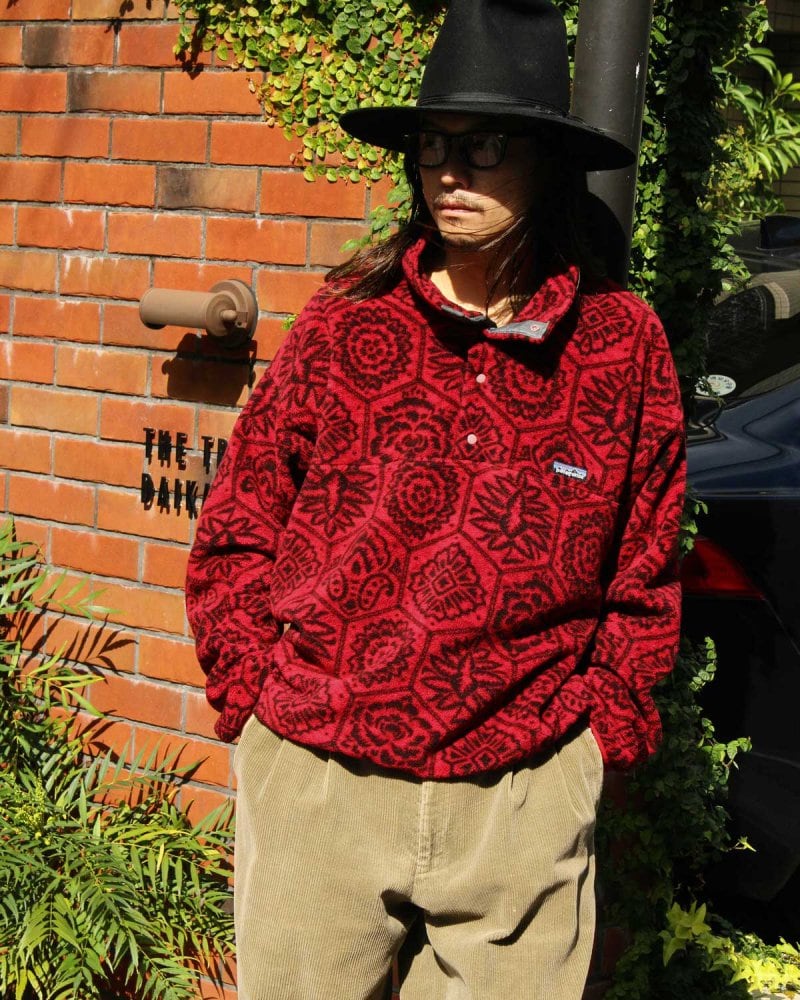 Patagonia [patagonia] Vintage Fleece Printed Synchilla Snap T