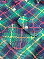 70s KLONDIKE FLANNEL SHIRT Size 16 1/2