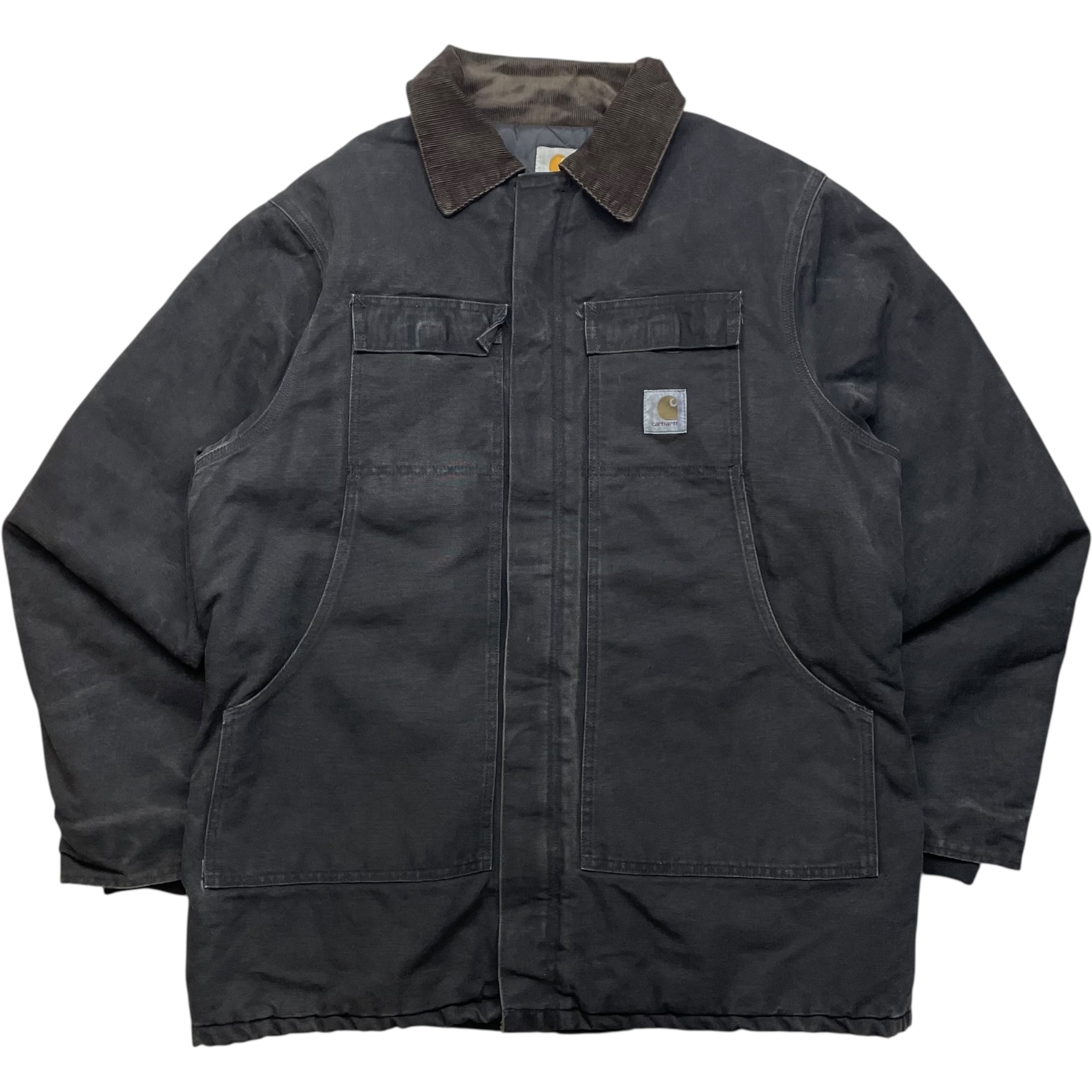 《XL》 Carhartt カーハート トラディショナルコート トラディショナルジャケット ブラック USA製 90年代 vintage no.8766