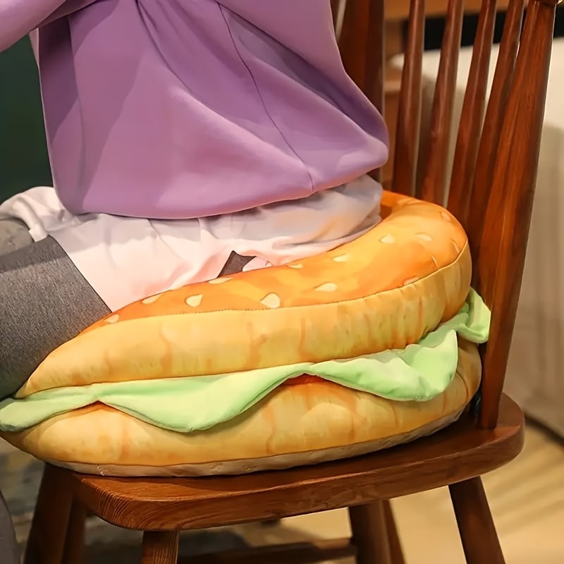 クッション ハンバーガー バーガー 椅子 座椅子 フロアクッション 座る