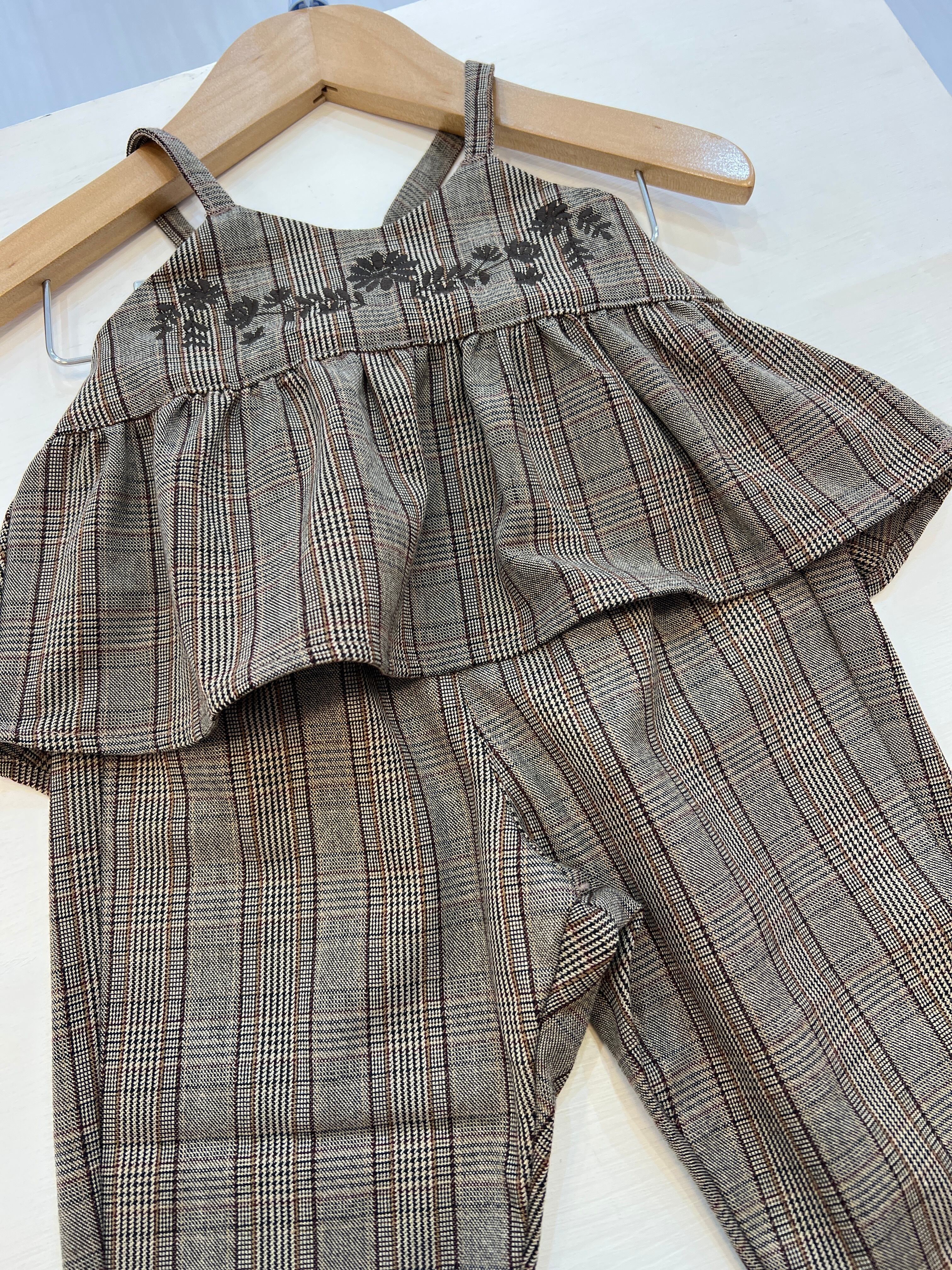 SERAPH]クラフト刺繍2wayサロペット | CHAiNON(キッズ・子供服