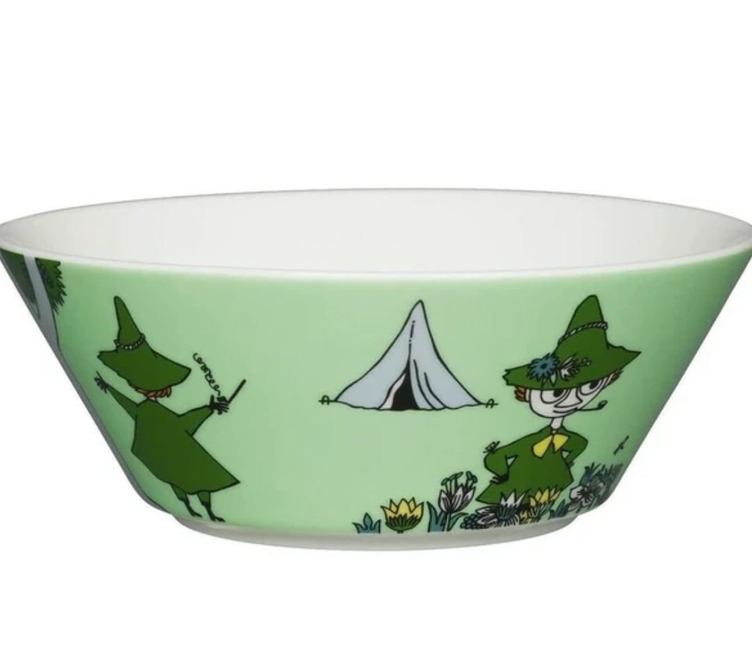 MOOMIN ARABIA クラシックボウル スナフキン15cm