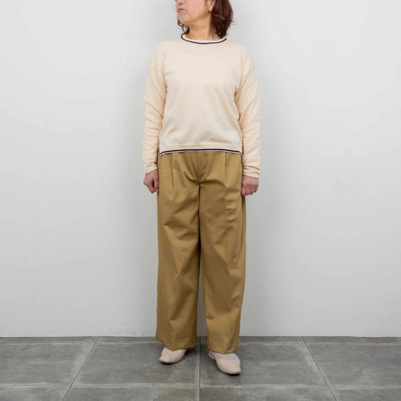 【MICA&DEAL／マイカアンドディール】チノワイドパンツ（オフホワイト） - 16