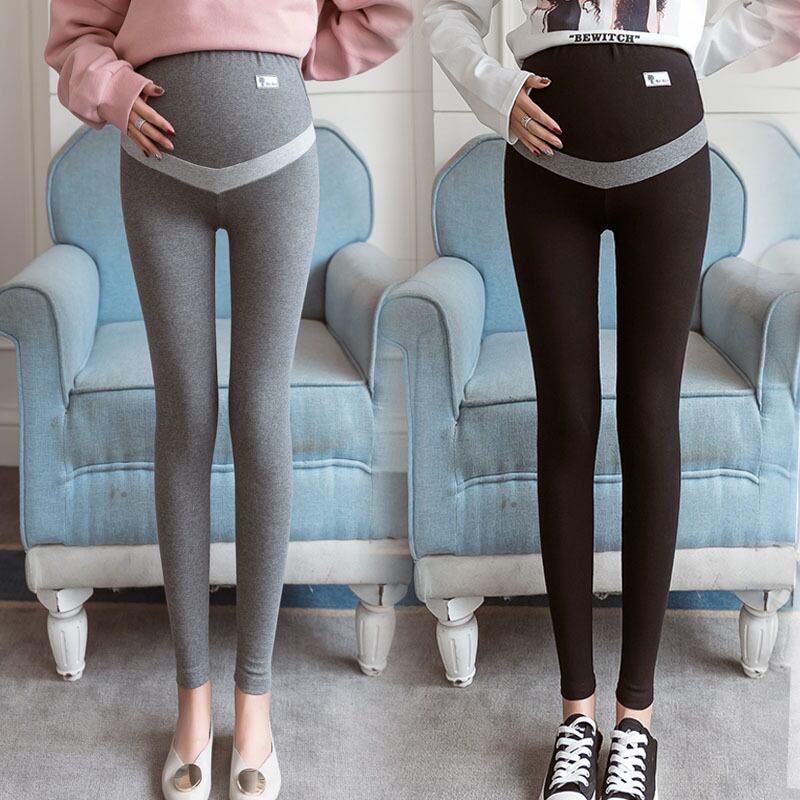 【新作】【送料無料】 067＃春の薄い綿のマタニティスキニーレギンスウエストベリーペンシルパンツ服妊娠中の女性妊娠 コットン スプリング 春物 AL expec47426556776