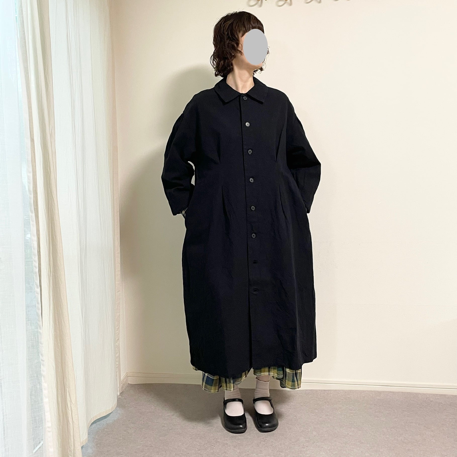 t*o様 値下げROBE DE PEAU キャンバスコート未使用　Gauze#ロ ROBE de PEAU// PAINTER CANVAS COAT/ペインターキャンバスコート