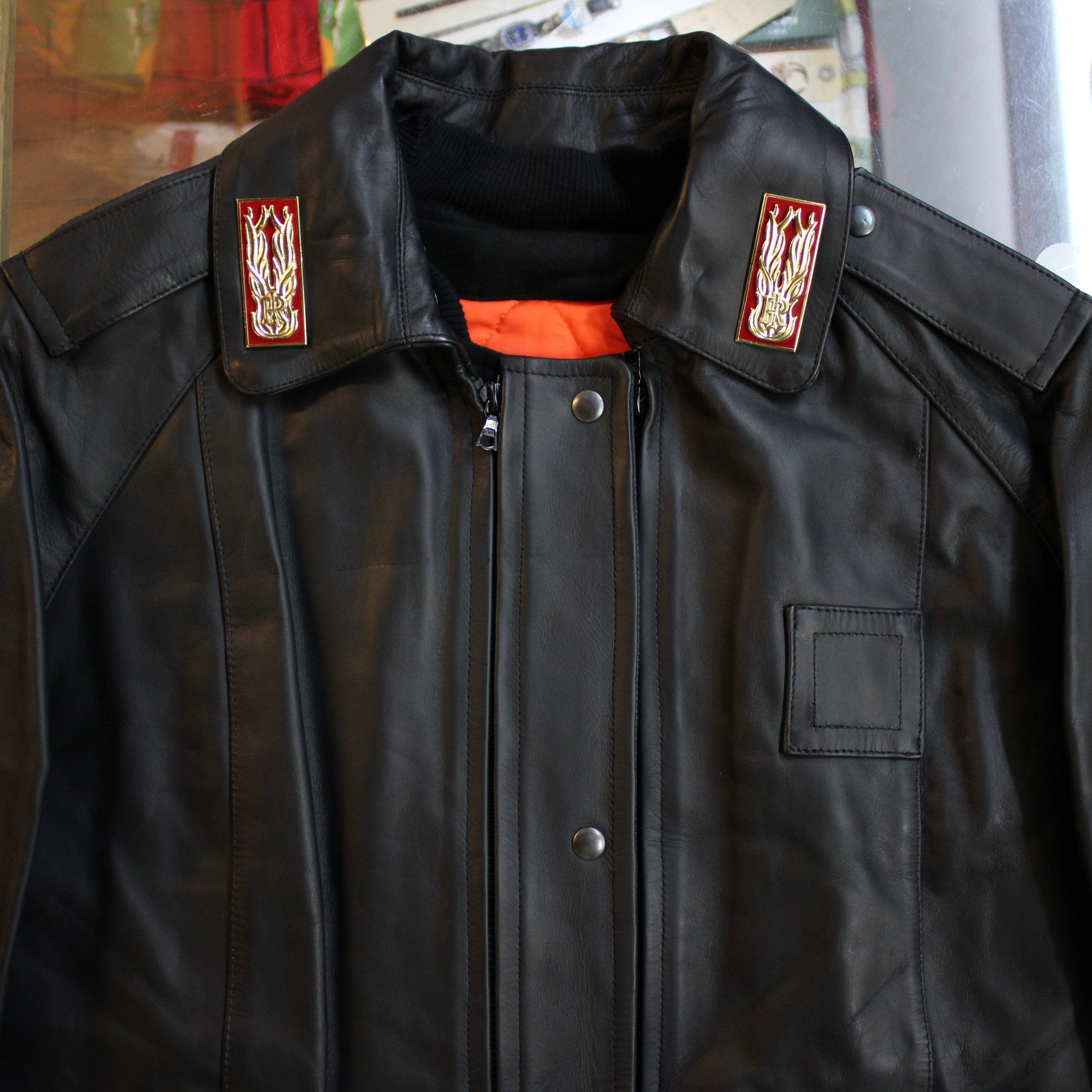 NOS] 1990's Italian Police / Leather Coat | TEKITOU CLOTHING