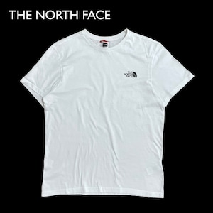 【THE NORTH FACE】ワンポイントロゴ Tシャツ バックロゴ ハーフドーム 半袖 ホワイト ノースフェイス アウトドア MEDIUM US古着