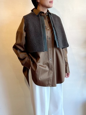 SACRA / スピリアコットンポプリンシャツ