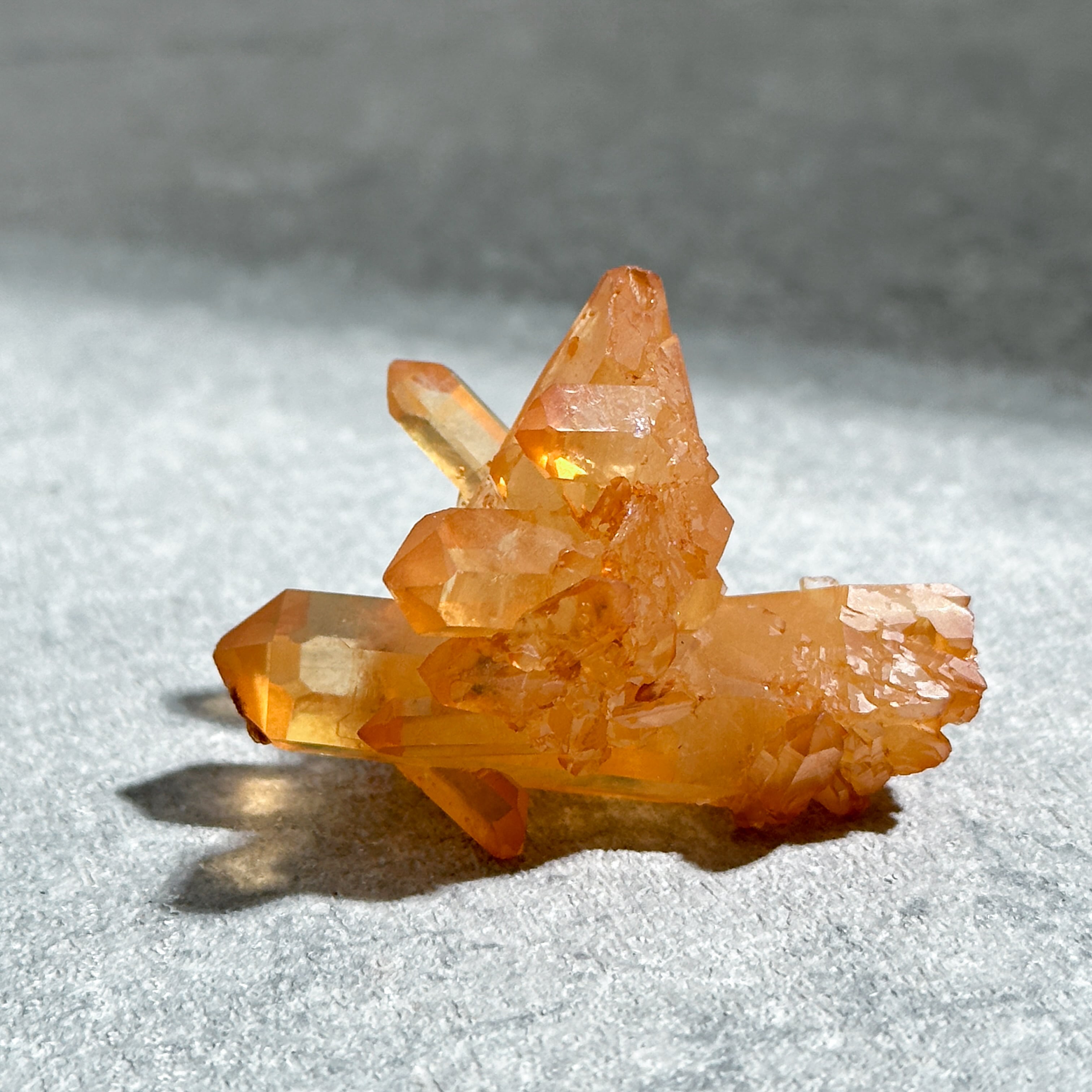 ミナスジェライス産タンジェリンクォーツ クラスター03◇ Tangerine