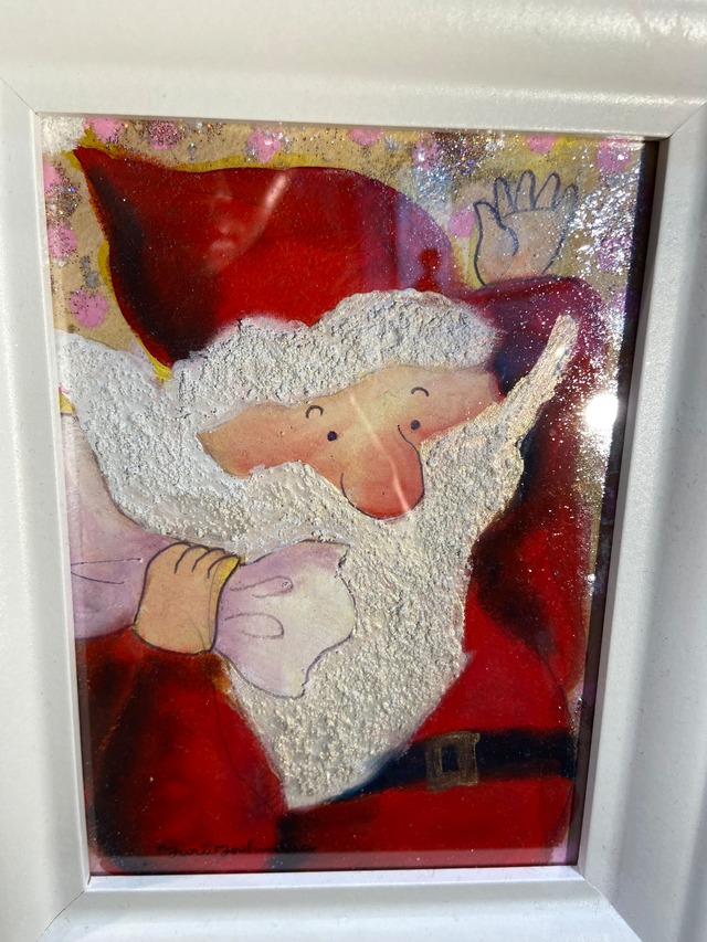 原画《幸せを呼ぶサンタクロース》送料無料！