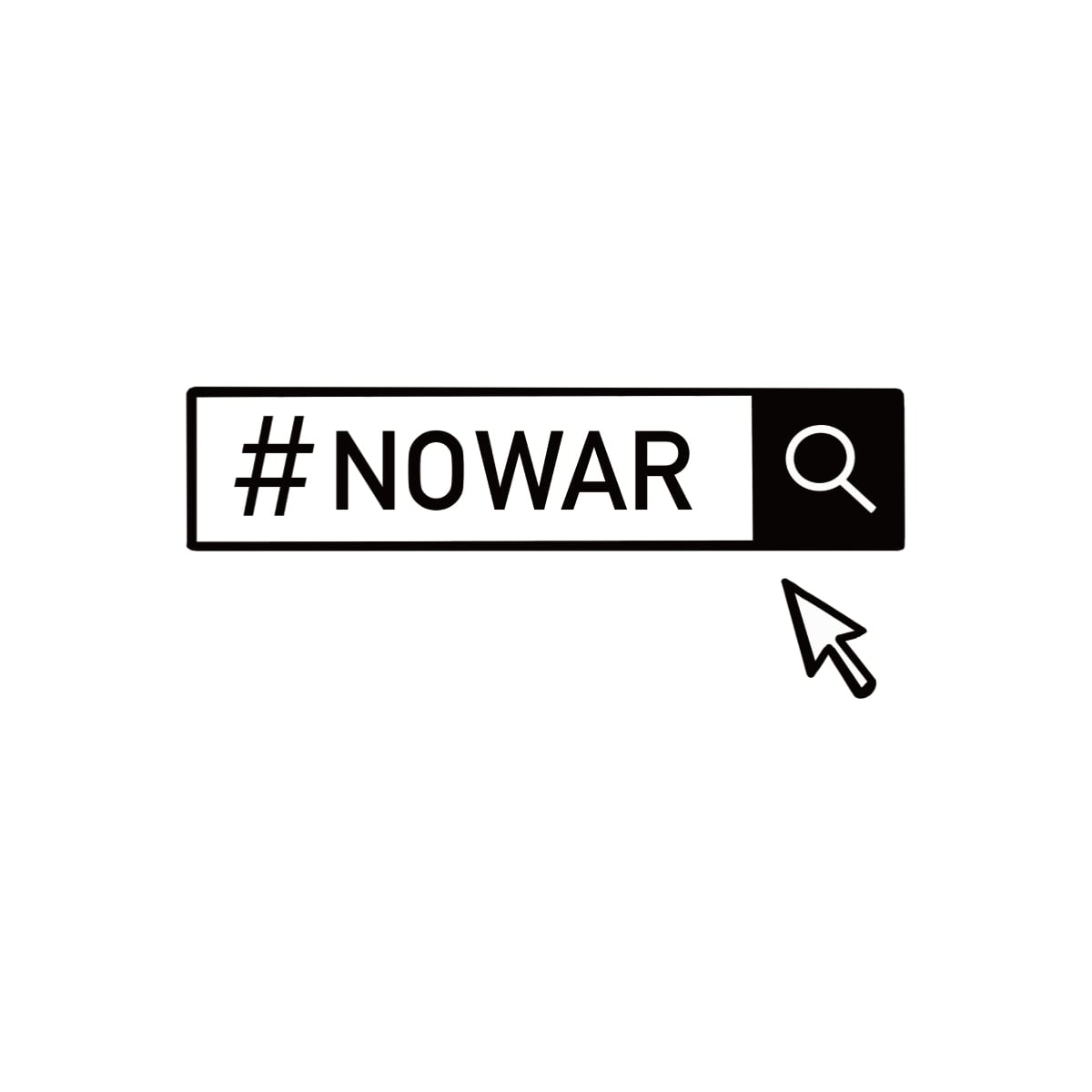 NO WAR  # NOWARTシャツ ms94 戦争反対 戦争撲滅 世界平和 メッセージ 選べるサイズデザイン