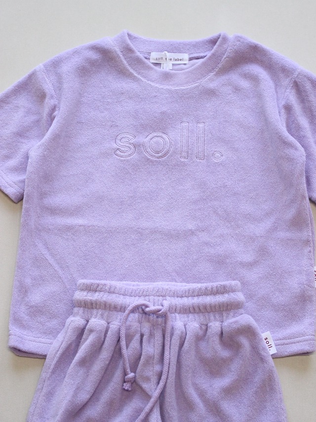 Soll. the label  Kids Terry Towel Set - Lilac