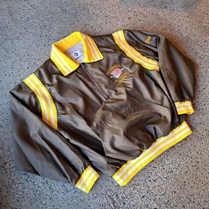 アメリカ製 アノラックタイプ ハーフジップナイロンスタジャン used [210049]