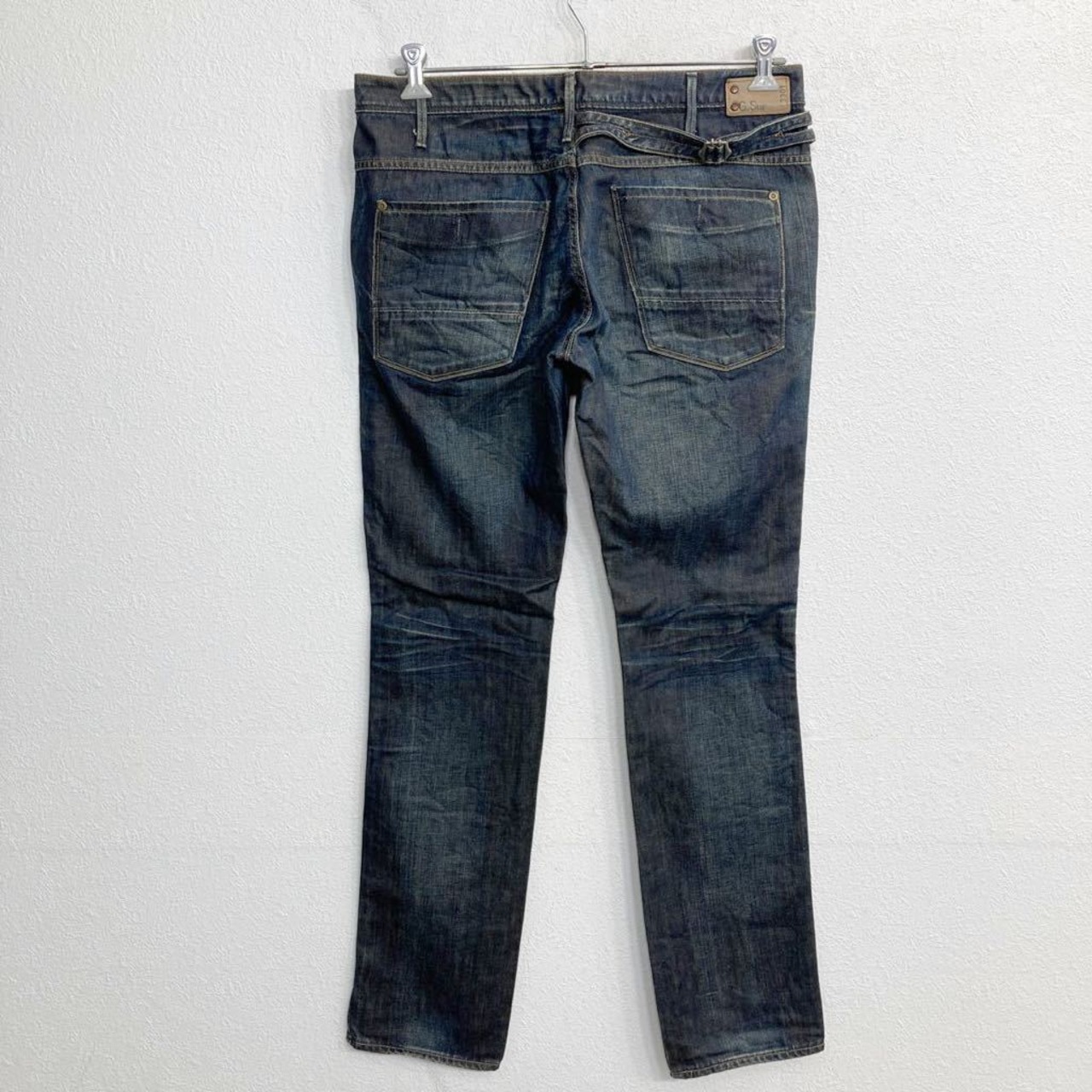 G-STAR RAW デニムパンツ W32 ジースター ボタンフライ インディゴ 