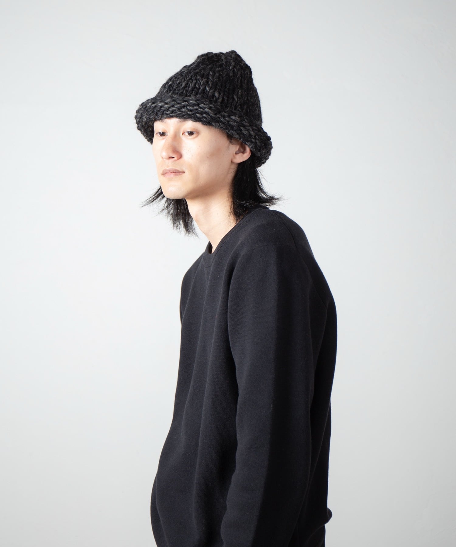 Indietro Association インディエトロアソシエーション】ROLL KNIT CAP