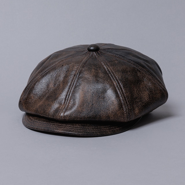 [SOLARIS&CO.]Crush Finish Cowhide Casquette "OLDBOY"