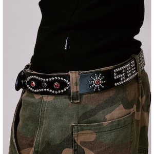 【DRIP6371】SWFI Jewelry Bet Letter Cowhide Belt