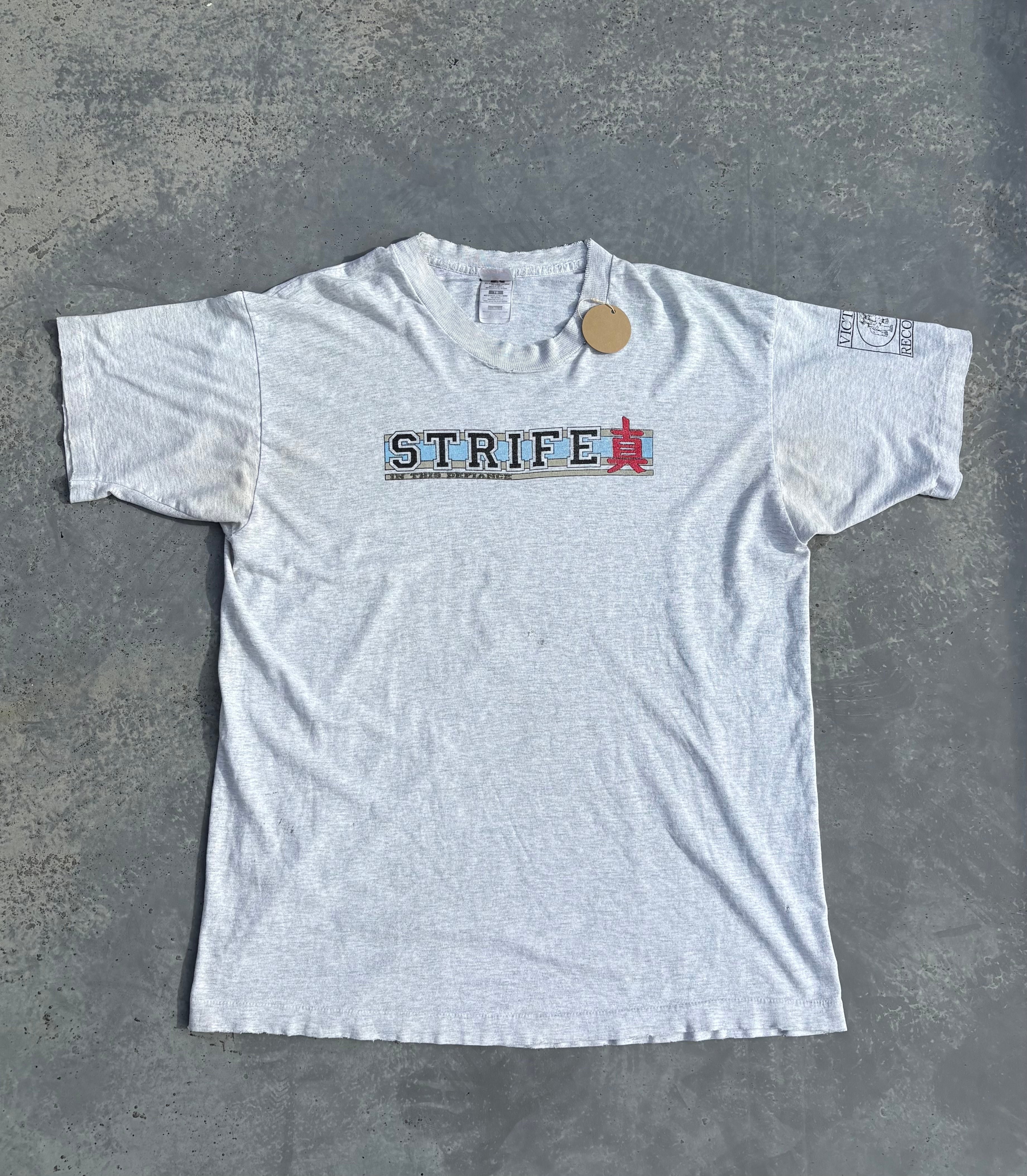 90's STRIFE “In This Defiance” ハードコアバンドプリントTshirt | PAY ID