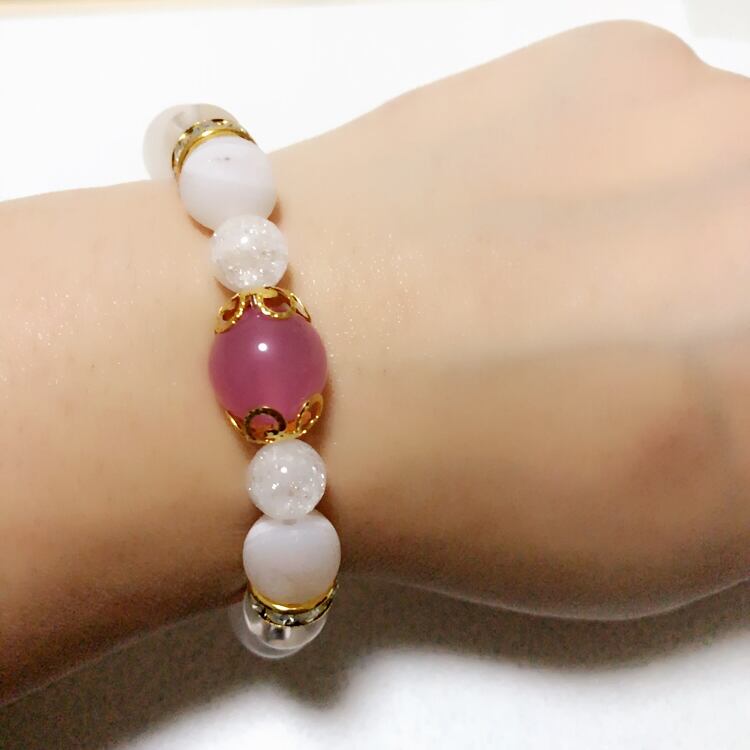  3色？！カルセドニー ブレスレット