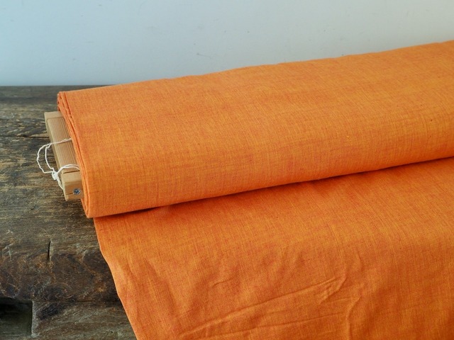 A.pradesh fabric ap20 orange chambray