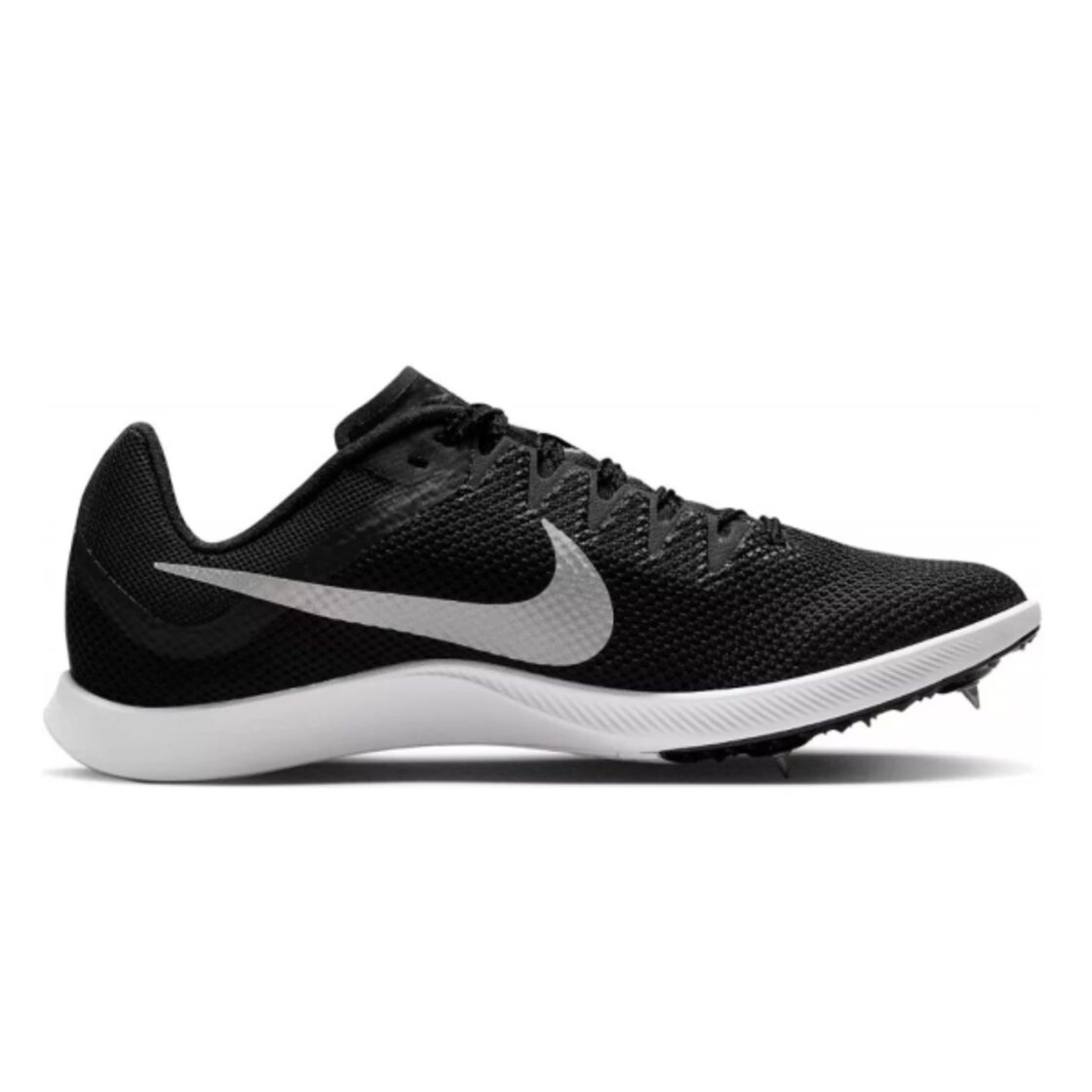 NIKE Zoom Rival Distance Black/Metallic Silver/Dark Smoke Grey 
