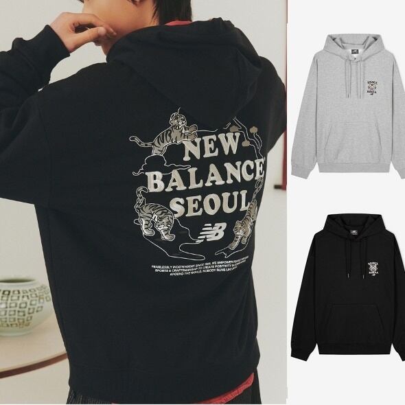【New Balance】UNI NB Seoul Tiger Exclusive Hoodie(SEMI OVER