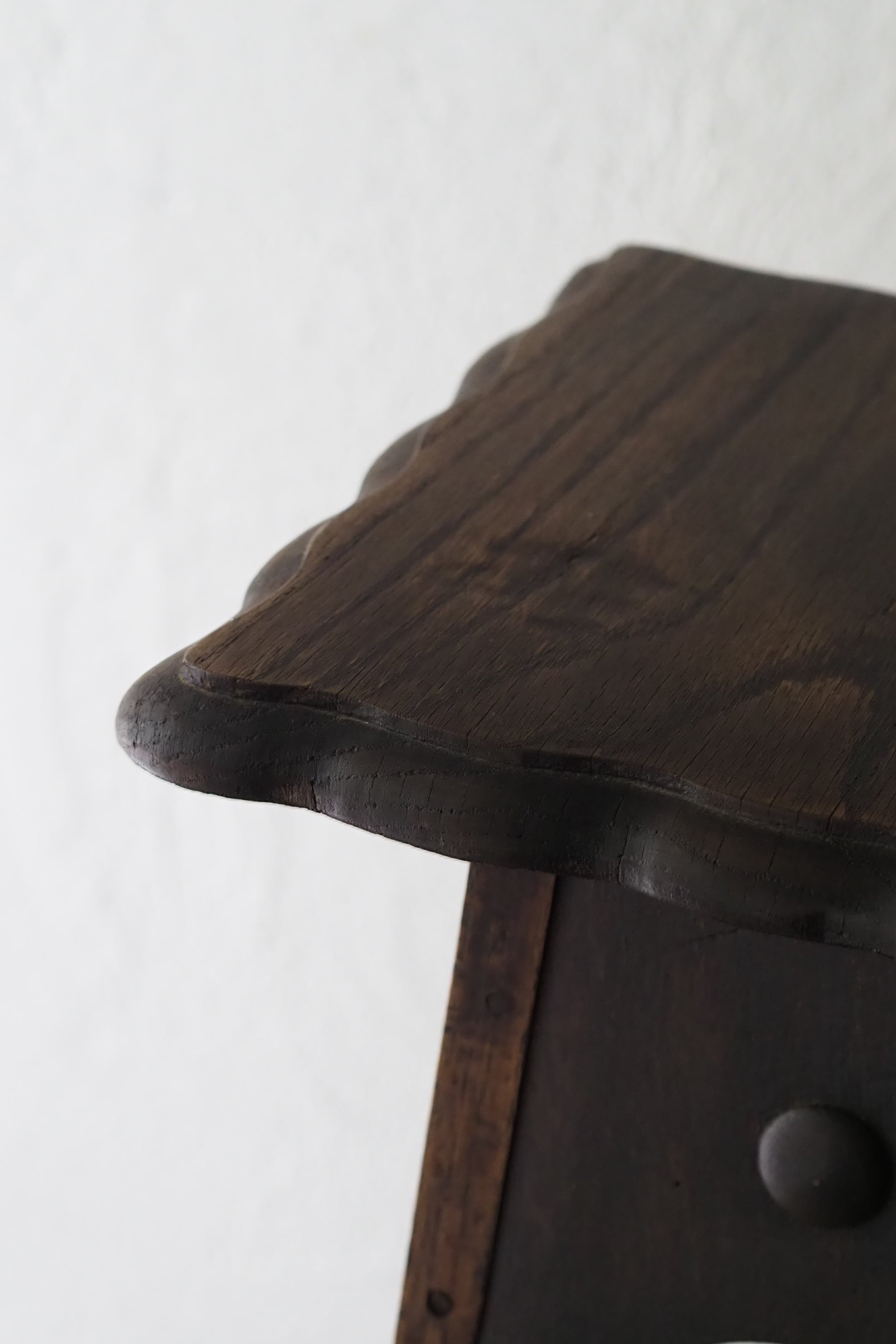 イギリス.オークの花台-antique flower stand | アンティーク