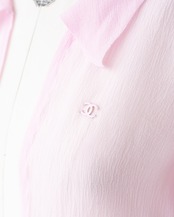 〈CHANEL〉Sheer Blouse