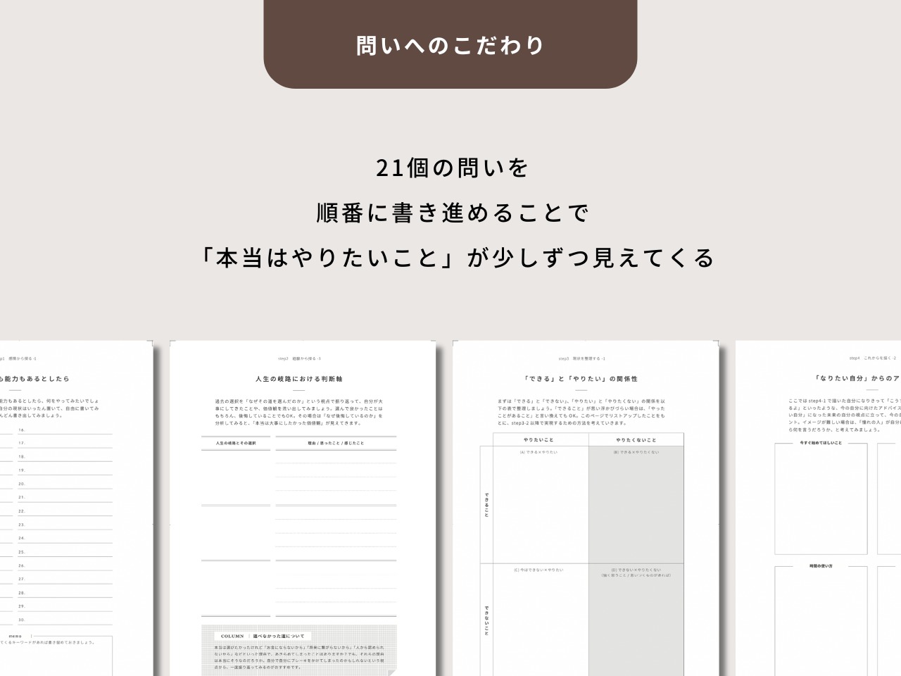 やりたいことを、見つける。｜自己分析ノート