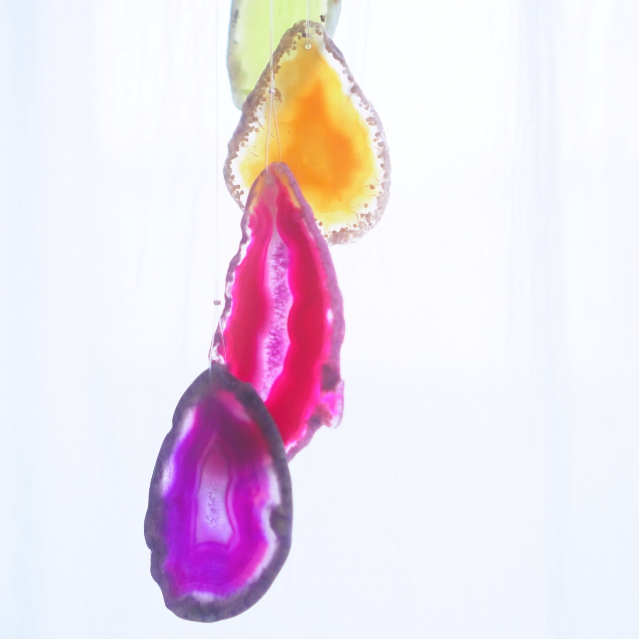 Summer Beach 08 - アゲートヒーリングチャイム / Agate Sun Catcher Wind Chime 671