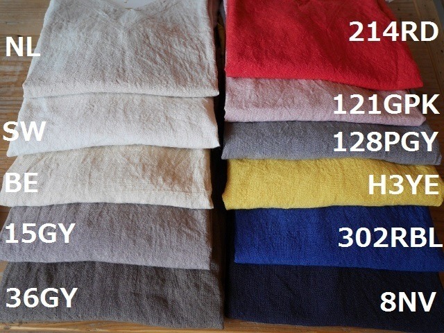 後ろひとつボタンリネンシャツ　YAMMA ヤンマ産業