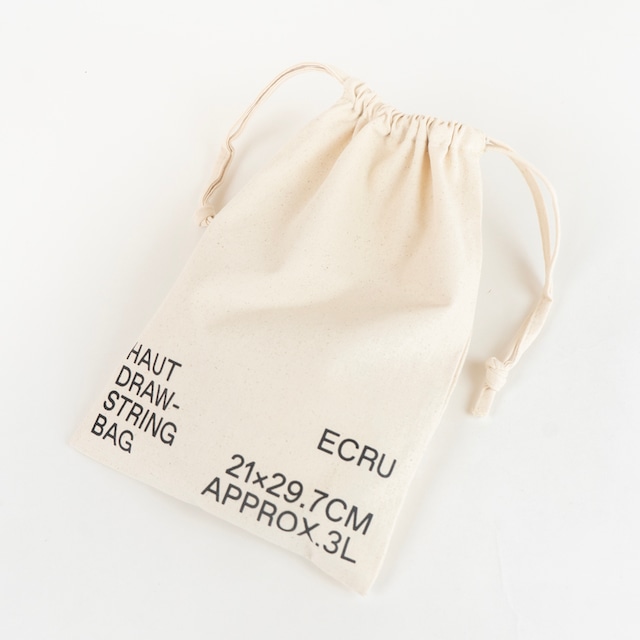 DRAW STRING BAG | HAUT