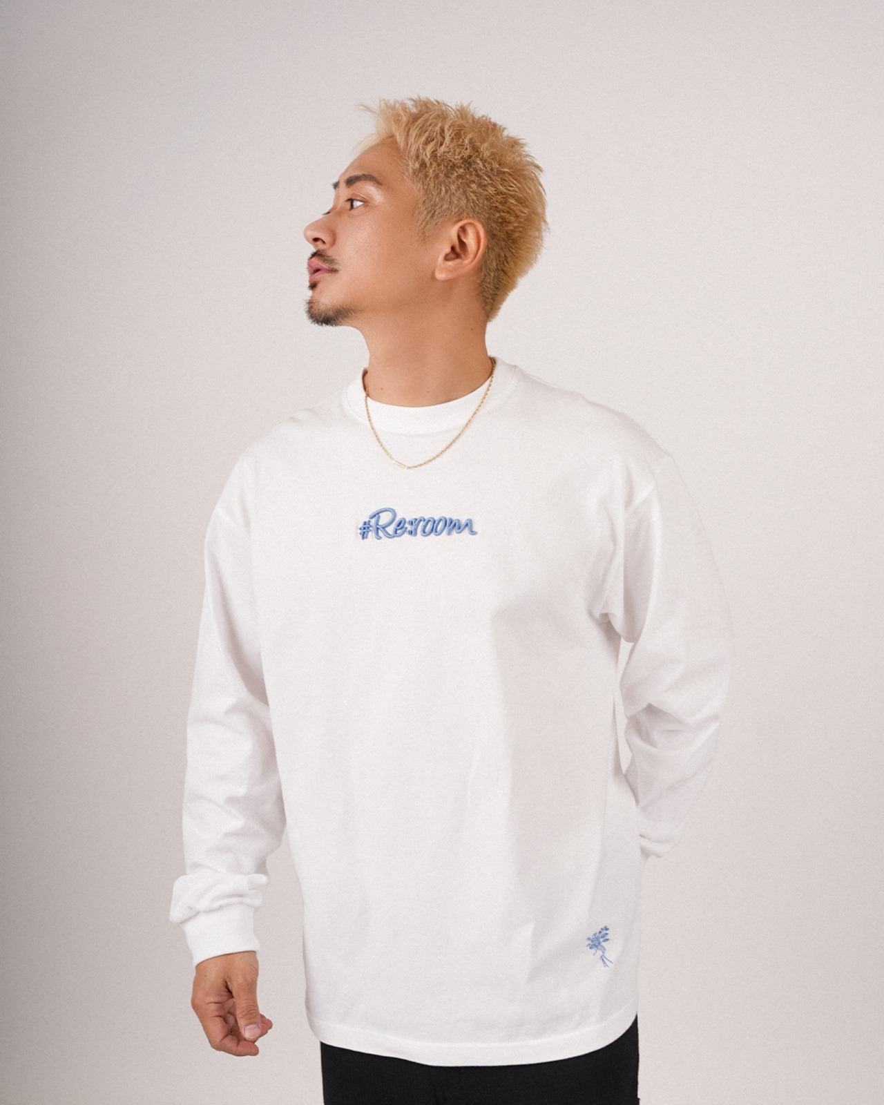 【#Re:room】3D LOGO LONG SLEEVE［REC876］