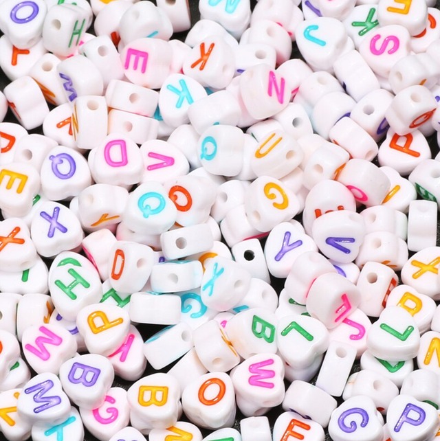 イニシャルビーズ(2個)【B-0036】