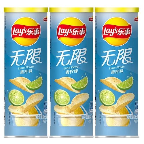 Lay's レイズ ポテトチップス ライム味 3個セット