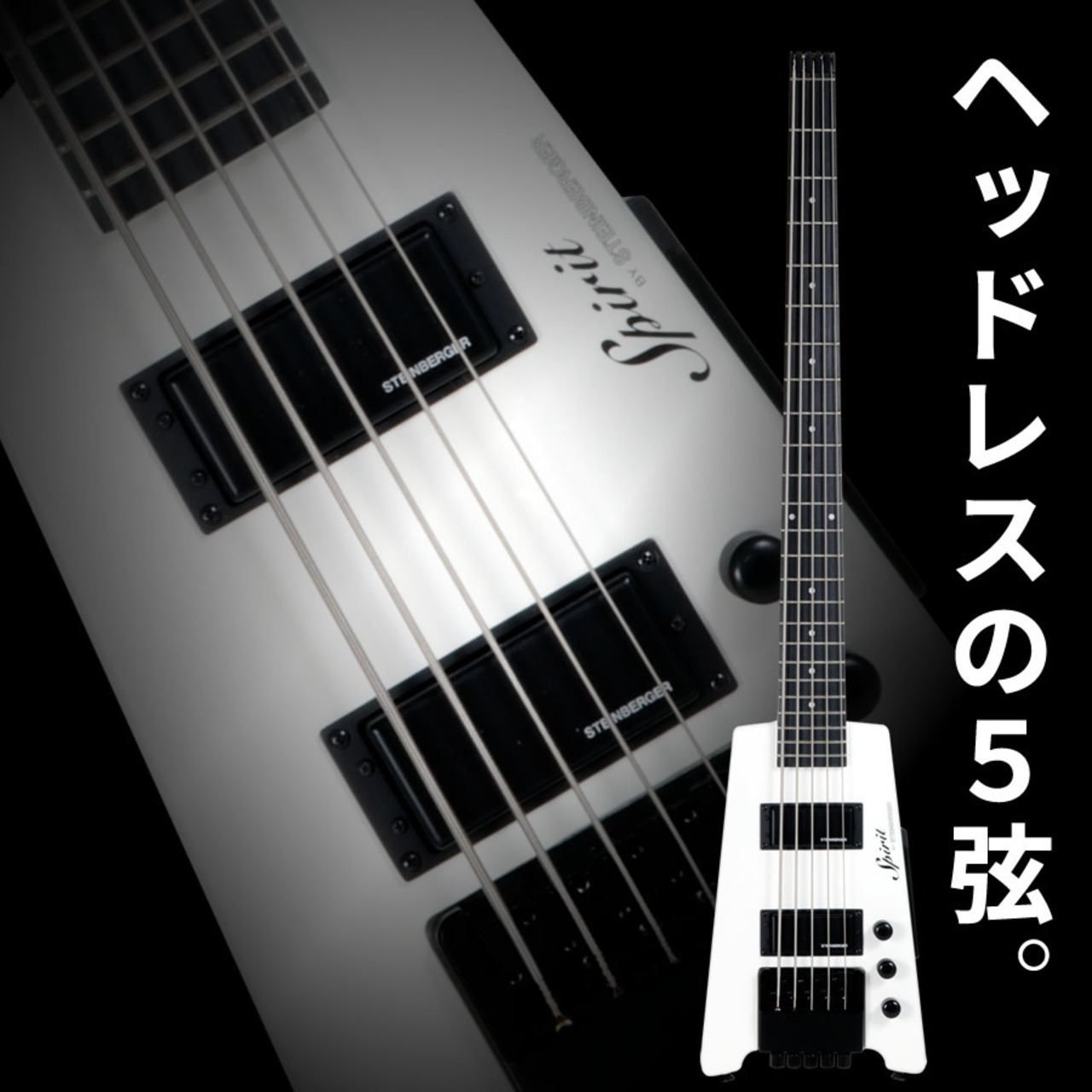 Steinberger Spirit XT-25 Standard "5-string Bass" (WHITE) [本数限定特別価格]