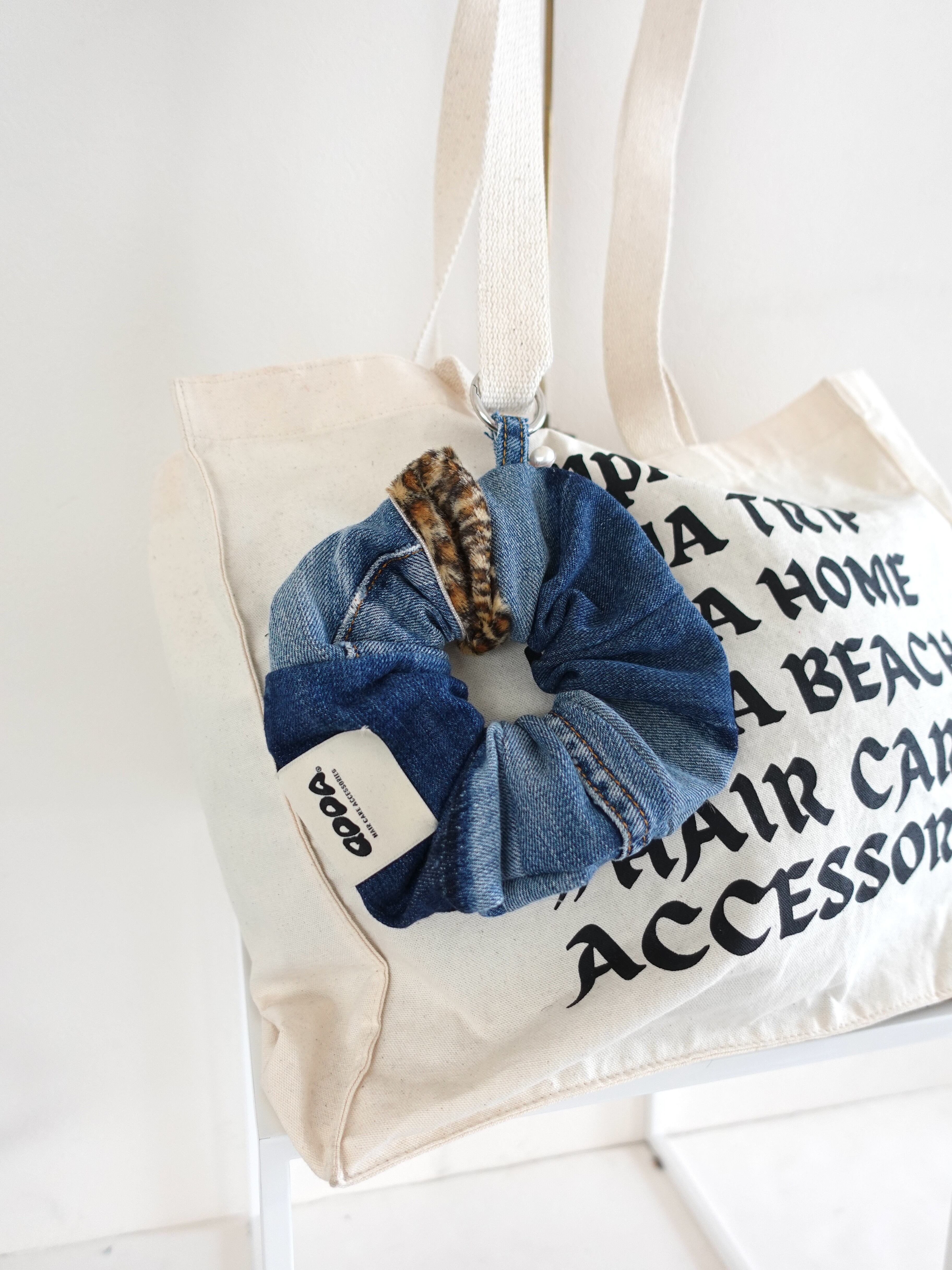 1点【バッグチャーム付】16cm ChouChou Upcycled Denim Bijou アップ