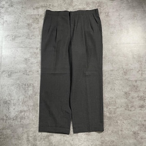 90s BALENCIAGA black slacks【W35】