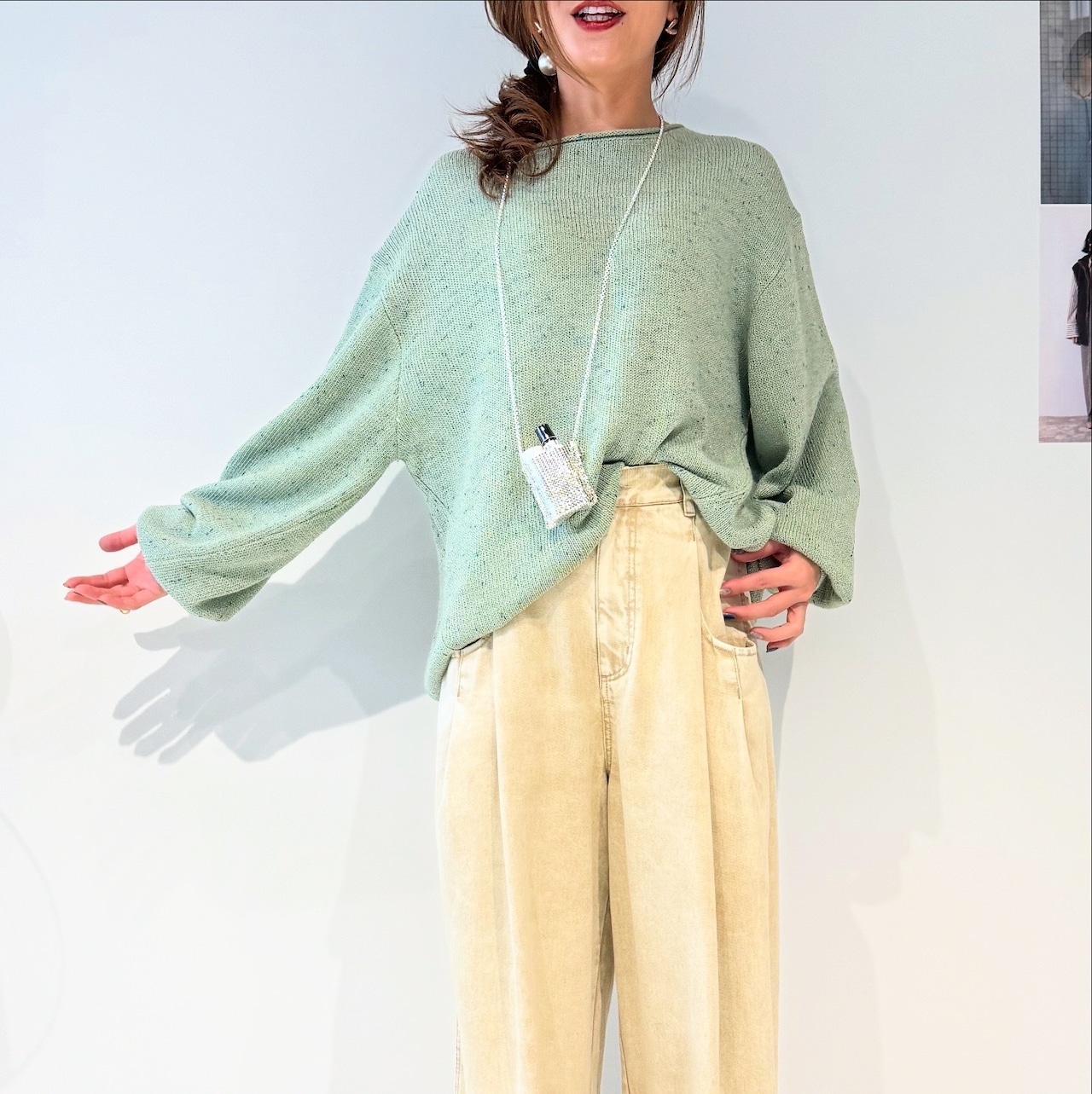 シニオン　CHIGNON　【 予約：10月上旬 】ラメMIXニット /9855-304JR