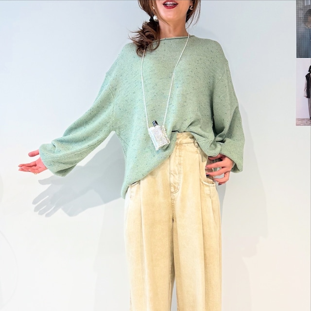 シニオン　CHIGNON　【 予約：10月上旬 】ラメMIXニット /9855-304JR