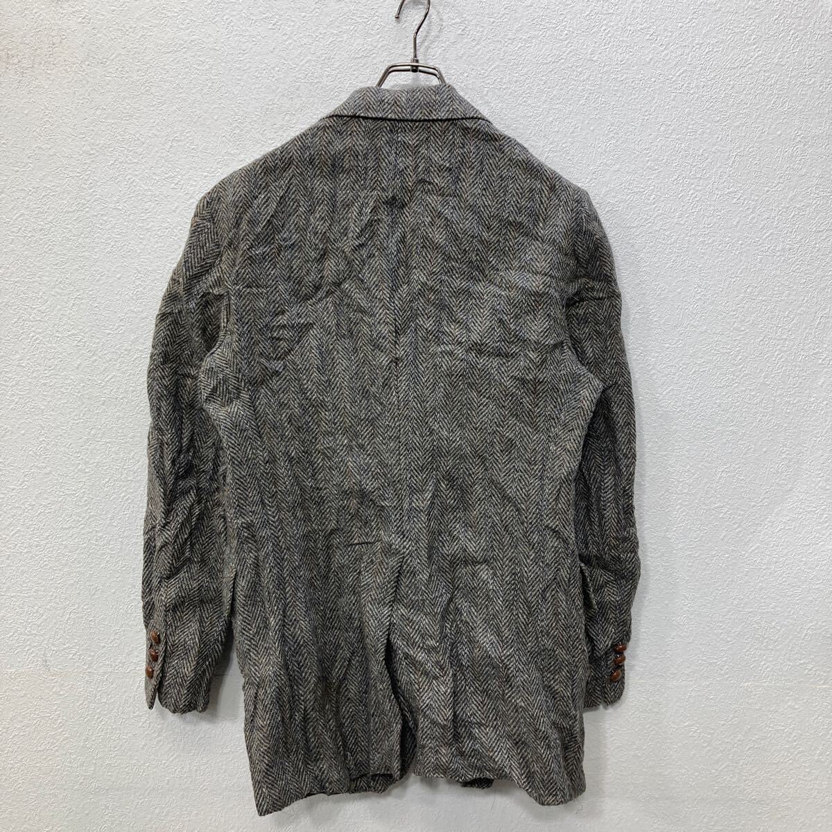 Harris Tweed ウールテーラードジャケット Mサイズ位 サイズ表記38R