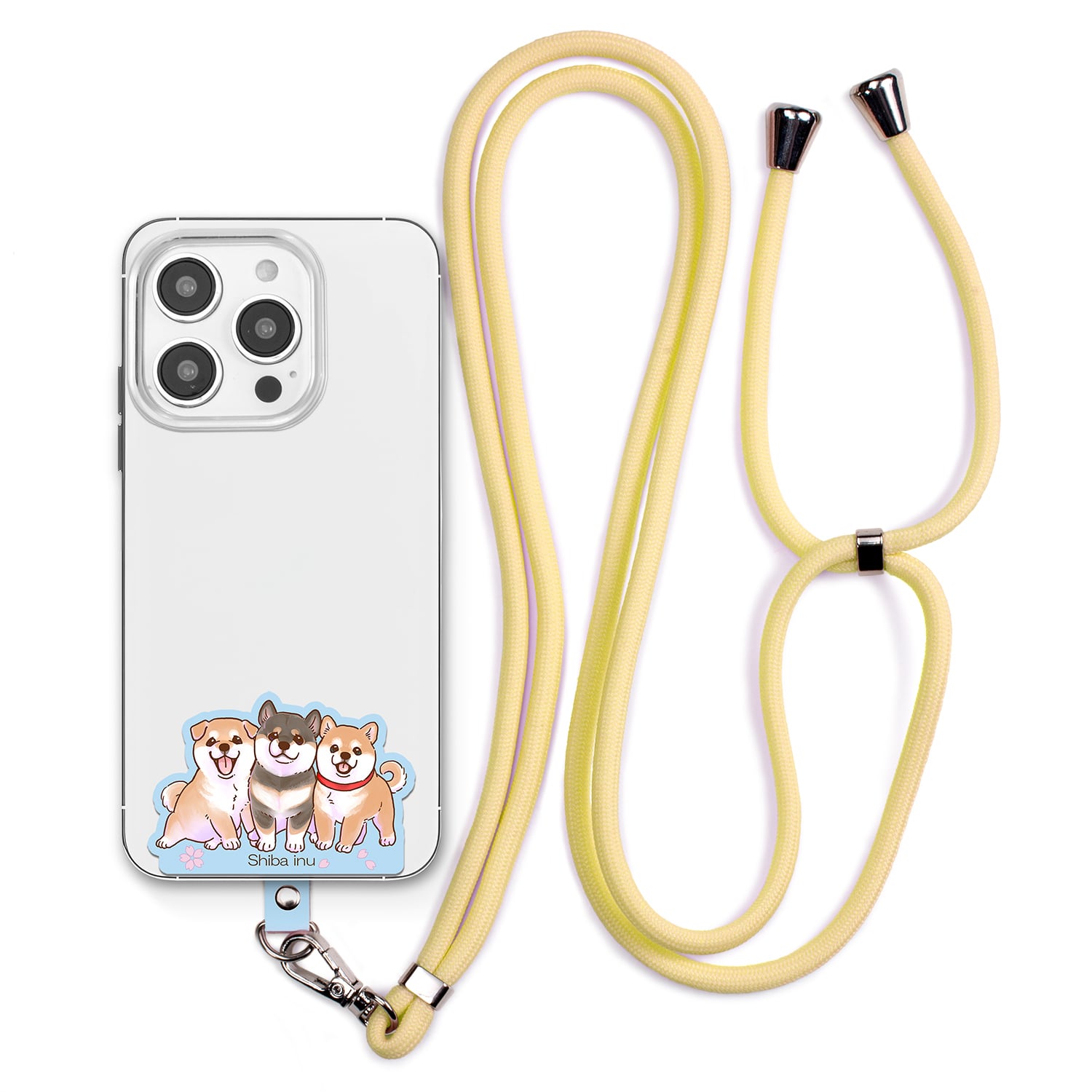 トホホな犬 携帯ストラップ 3種セット 犬（ドッグ）のデザインのスマホ