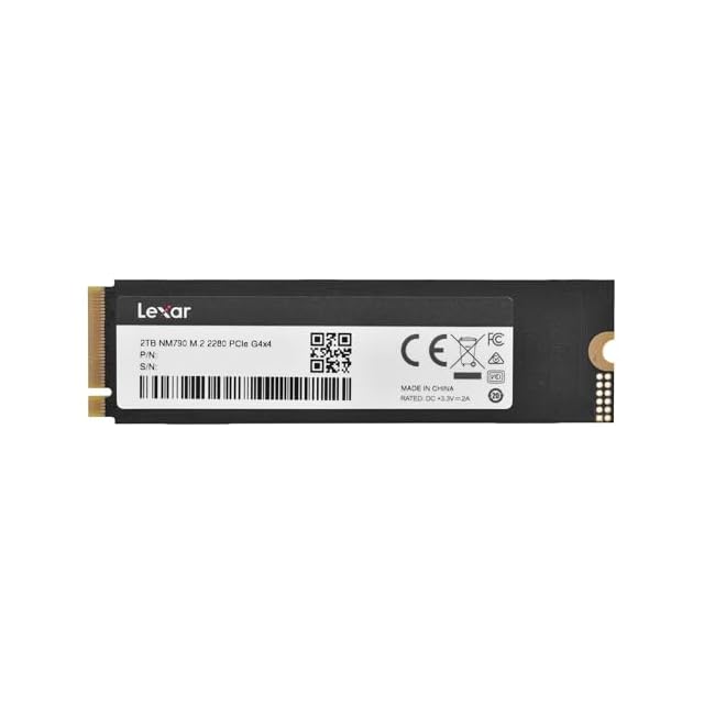 Lexar SSD PCIe Gen4x4 M.2 NVMe 2280 グラフェン放熱シート搭載 PS5