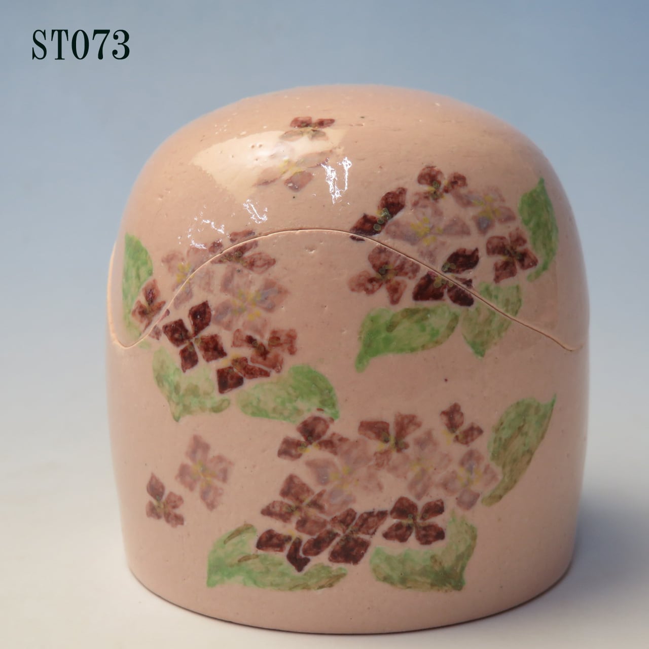 陶器製ミニ骨壷あんのん（ST073) あじさい | レイセキ