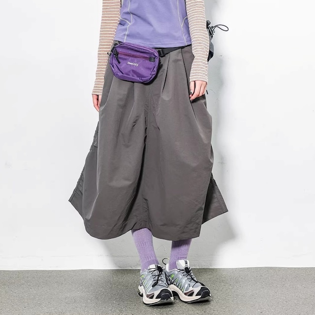 アジャスタブルロングギャザースカート C01141