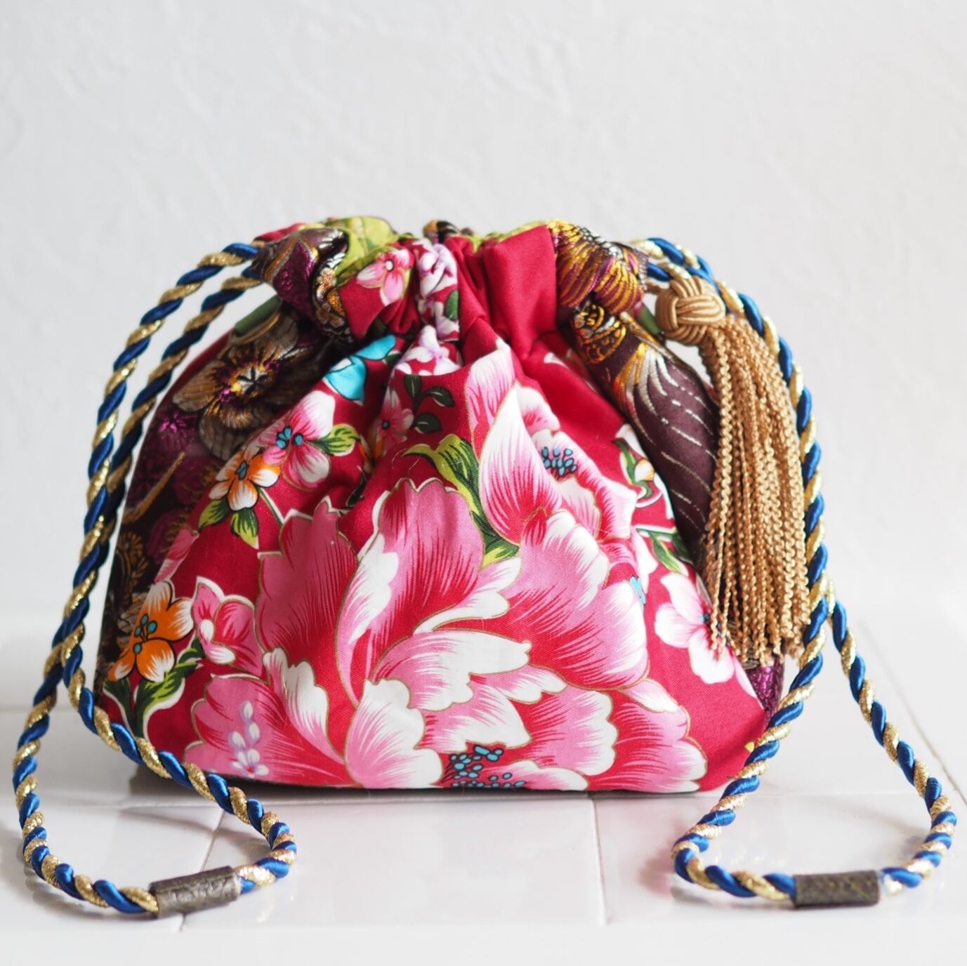 Kinchaku*bag №08(one of a kind)